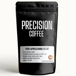 Peru Aproccurma Decaf coffee beans.