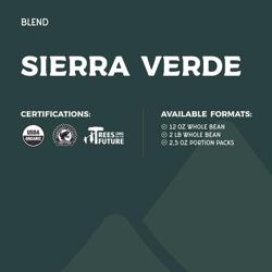 Sierra Verde coffee beans