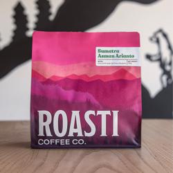 Sumatra Asman Arianto coffee beans.