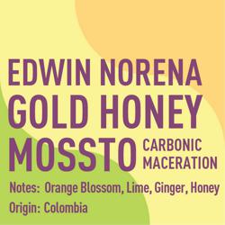 Colombia Edwin Norena Quindio Gold Honey Mossto CM coffee beans