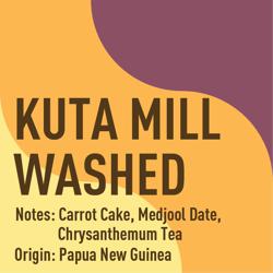 Papua New Guinea Kuta Mill Washed coffee beans.