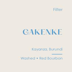 Burundi Gakenke, Washed Red Bourbon coffee beans.