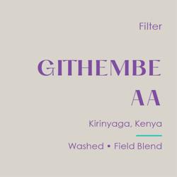 Githembe AA coffee beans.