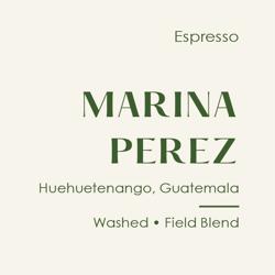 Guatemala Marina Perez Espresso, Washed Field Blend coffee beans.