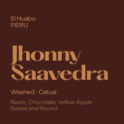 Jhonny Saavedra coffee beans