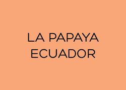 LA PAPAYA - ECUADOR coffee beans.