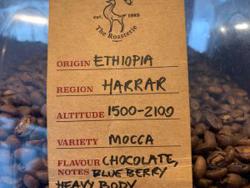 Ethiopia Harrar coffee beans