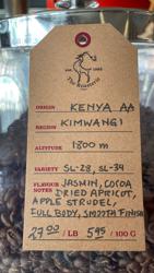 Kenya Kimwangi coffee beans