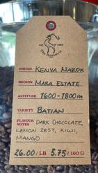 Kenya Narok coffee beans