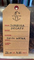 Sumatra Decaff coffee beans