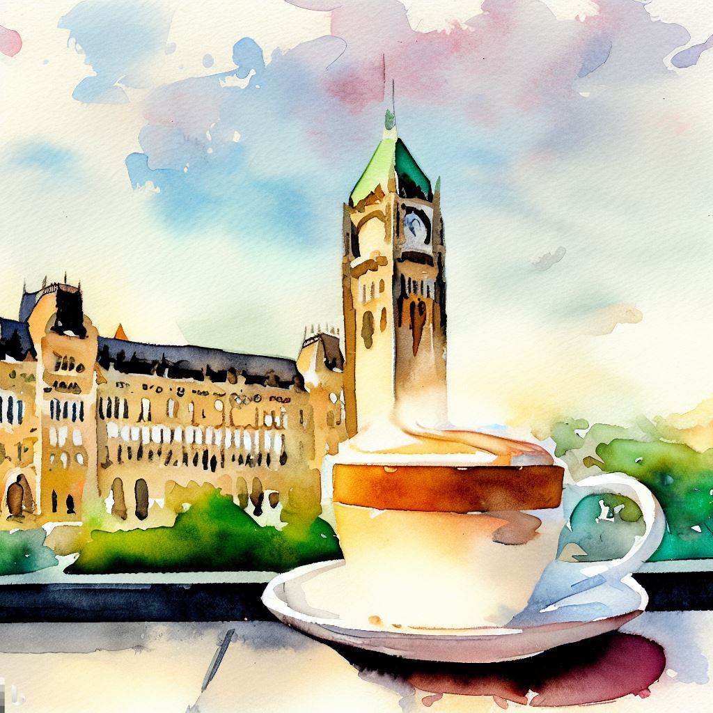 A latte in Ottawa